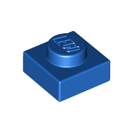 Lego Plate 1 x 1 / Blue