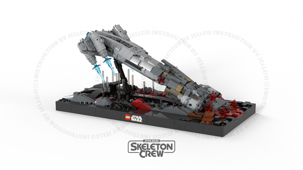 Lego Micro Diorama : Onyx Cinder "REBORN"