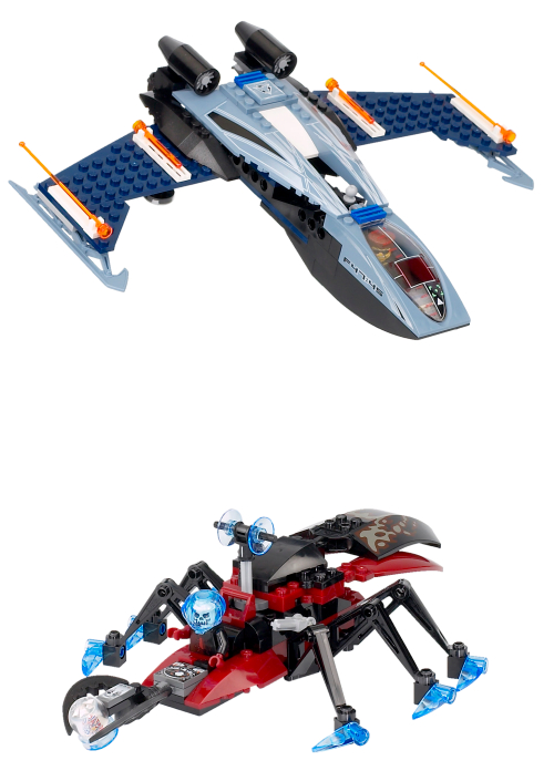 Lego Blue Eagle vs. Snow Crawler