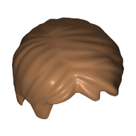 Lego Hair Short, Tousled with Side Part / Medium Nougat
