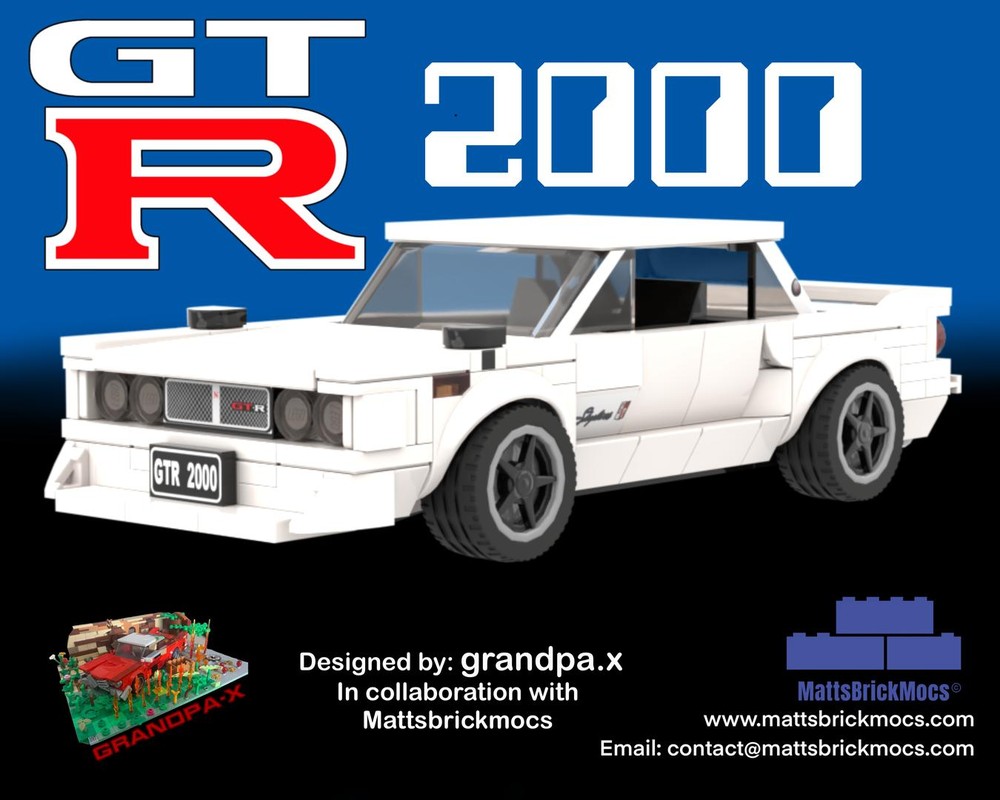 Lego Nissan GTR 2000