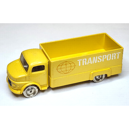 Lego HO Scale Mercedes Box Truck with 'TRANSPORT' Print
