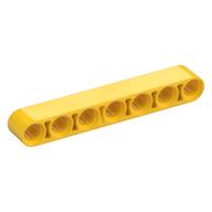 Lego Technic Beam 1 x 7 Thick / Yellow