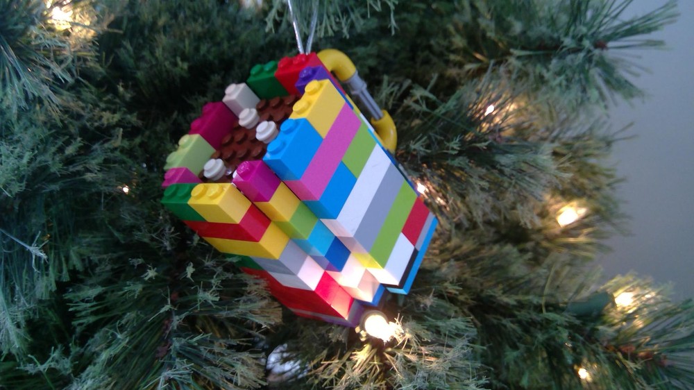 Lego hot coco mug christmas ornament