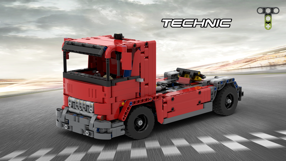 Lego 42144 Grand-Prix Pneumatic-Truck - alternate build