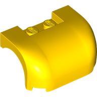 Lego Vehicle Body, Wheel Arch / Mudguard 3 x 4 x 1 2/3 Curved Front / Yellow