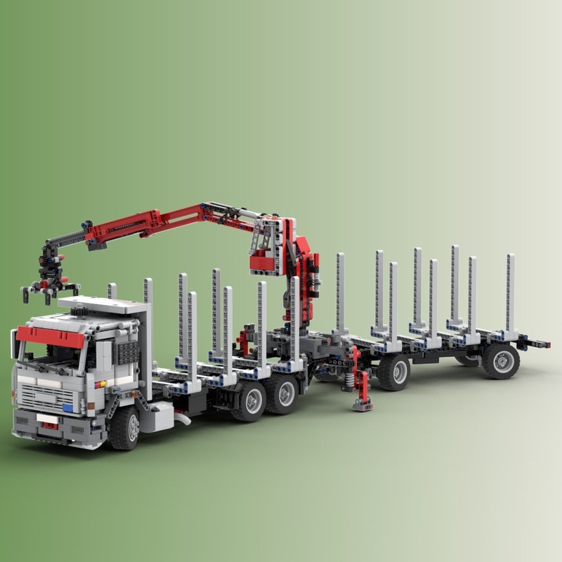 Lego Iveco-Ford Turbostar 190-42 logging truck