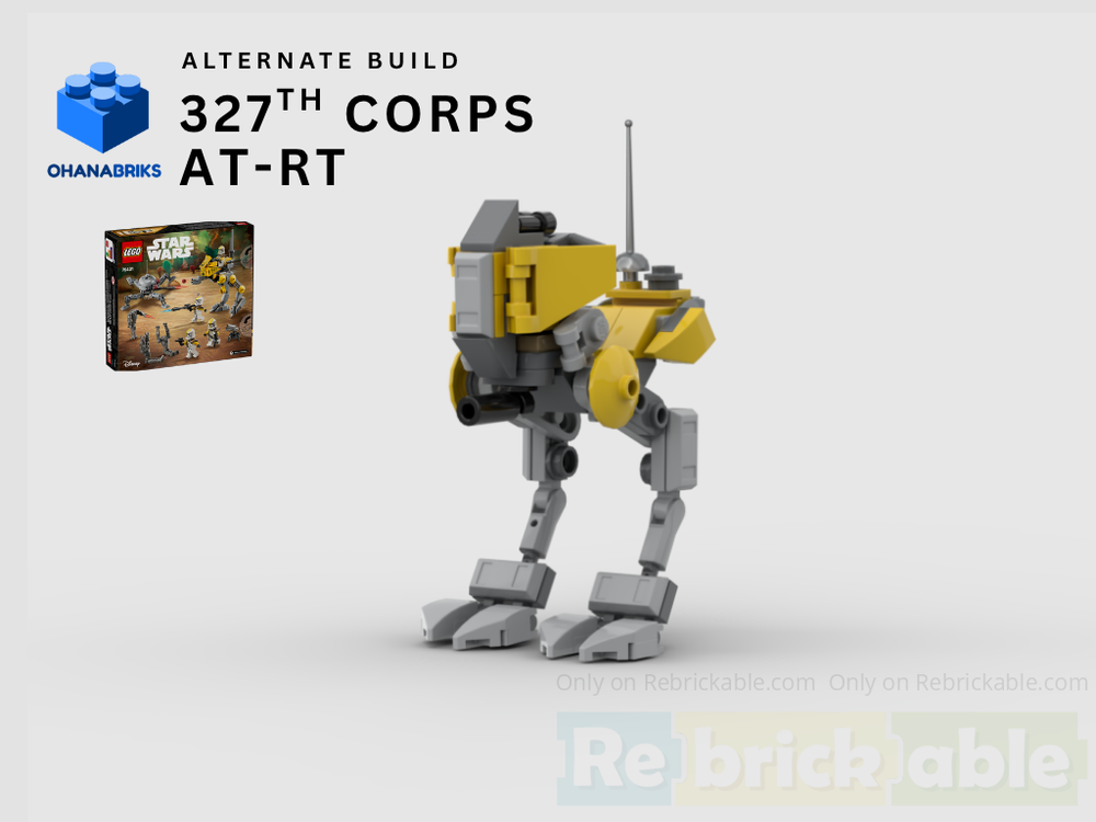 Lego 327th Star Corps AT-RT - Alternate Build