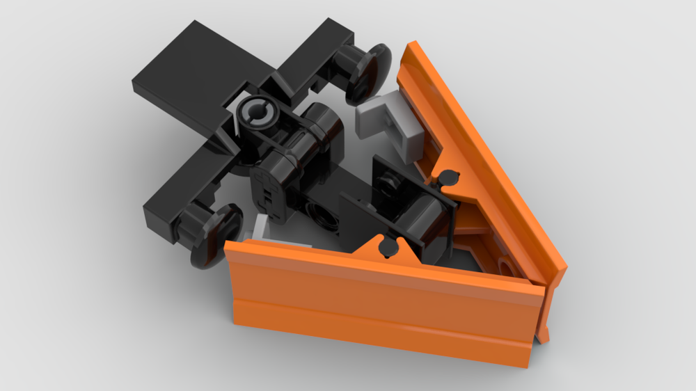 Lego V-Plow for Trains