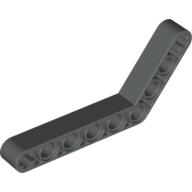 Lego Technic Beam 1 x 9 Bent (6 - 4) Thick / Dark Gray