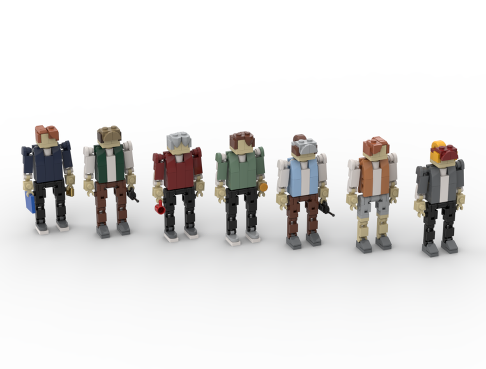 Lego Custom 1/17 scale figs