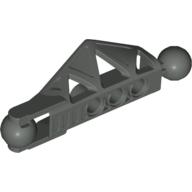 Lego Large Figure Skeletal, Limb, with 2 Ball Joints, and 3 Holes (Rahkshi) / Dark Gray