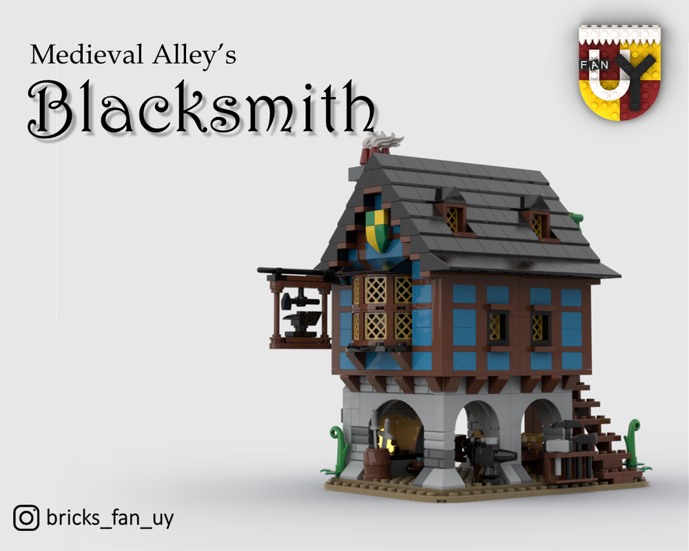 Lego Medieval Alley's Blacksmith