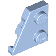 Lego Wedge Plate 2 x 2 Left / Bright Light Blue