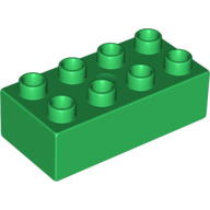 Lego Duplo Brick 2 x 4 / Green