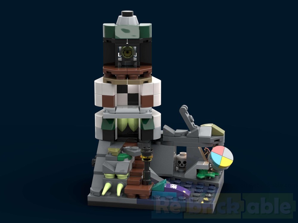 Lego Miniature Hidden Side Lighthouse of Darkness