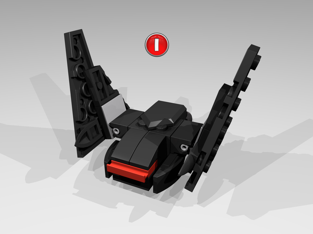 Lego Micro Kylo Ren's Shuttle. Version One. 911831 Alternate