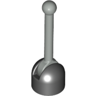 Lego Lever Small Base with Light Gray Lever / Black