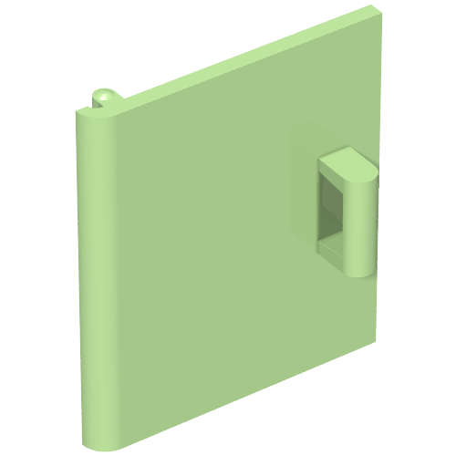 Lego Cupboard 4 x 4 x 4 Door / Medium Green