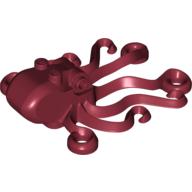 Lego Animal, Octopus [Plain] / Dark Red