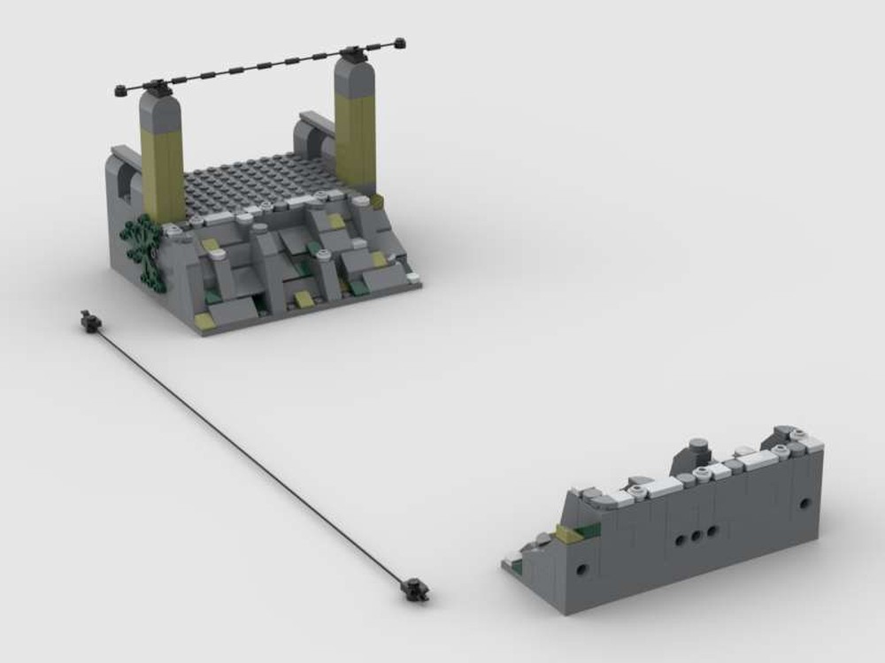 Lego Temple Run Zipline Expansion
