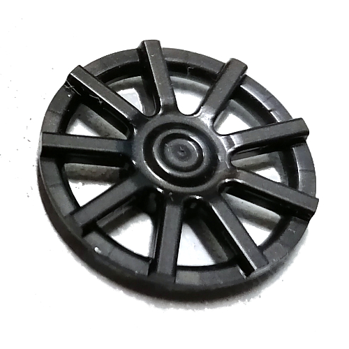 Lego Wheel Cover 9 Spoke - for Wheel 72206 / Pearl Titanium