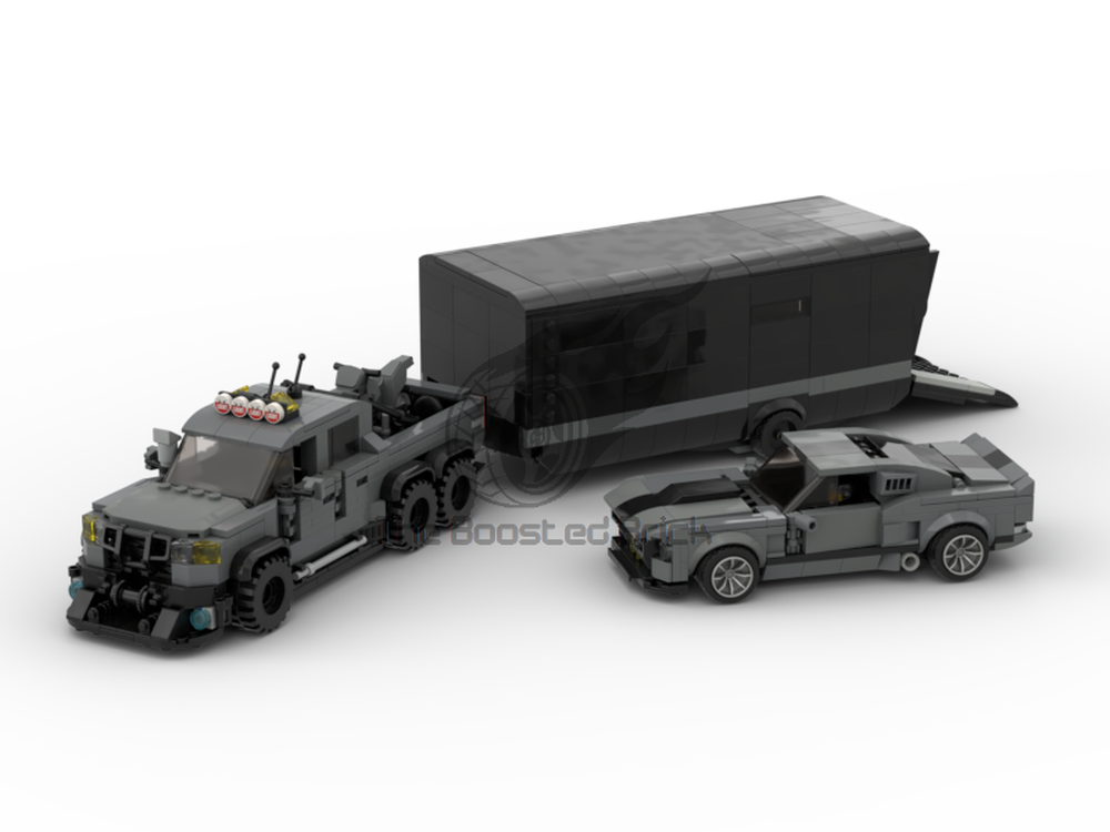 Lego Ford VelociRaptor and trailer with Eleanor