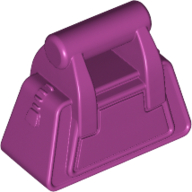 Lego Bag / Handbag / Purse Angular with Zipper [Plain] / Magenta