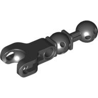 Lego Large Figure Skeletal, Limb with Ball Joint on Axle and Ball Socket and Hole / Black