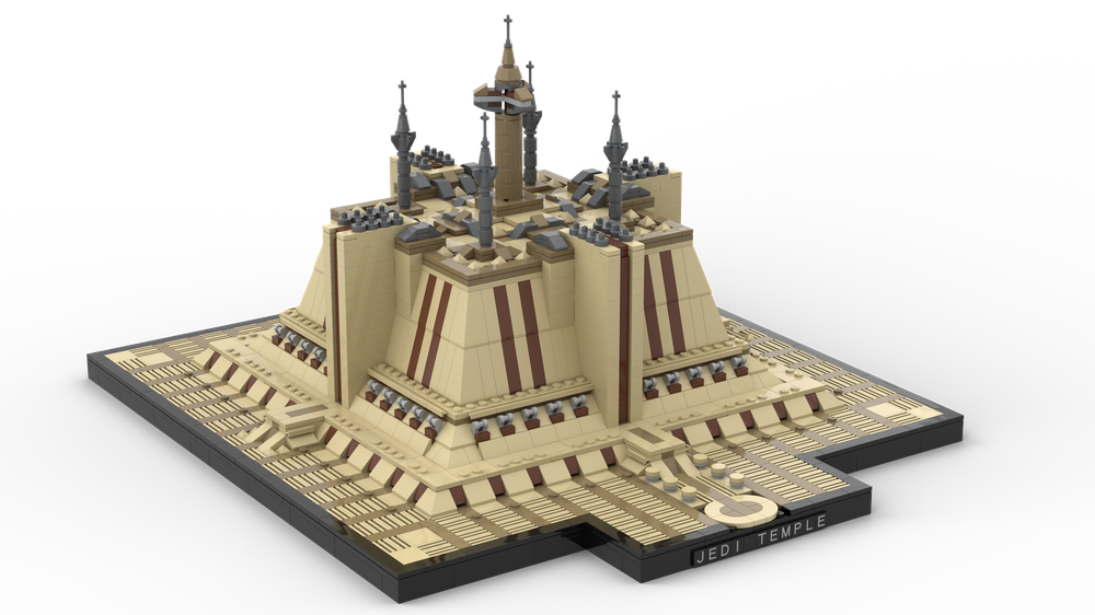 Lego Coruscant Temple - LEGO Architecture Style