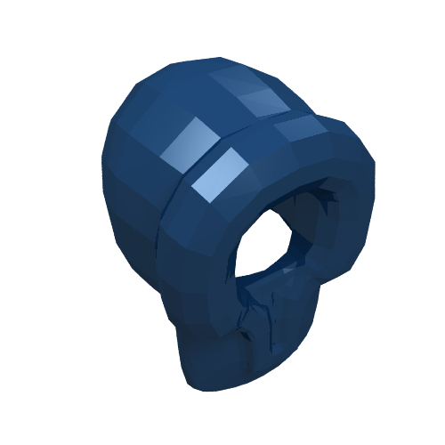 Lego Hood Fur-lined / Dark Blue
