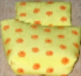 Lego Duplo Sleeping Bag / Baby Pouch with Orange Flower Print