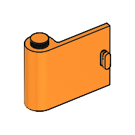Lego Door 1 x 3 x 2 Left / Orange