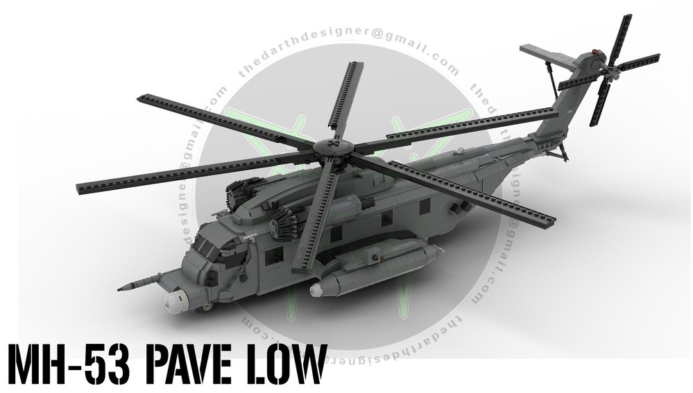 Lego Sikorsky MH-53 Pave Low | 1/35 Scale