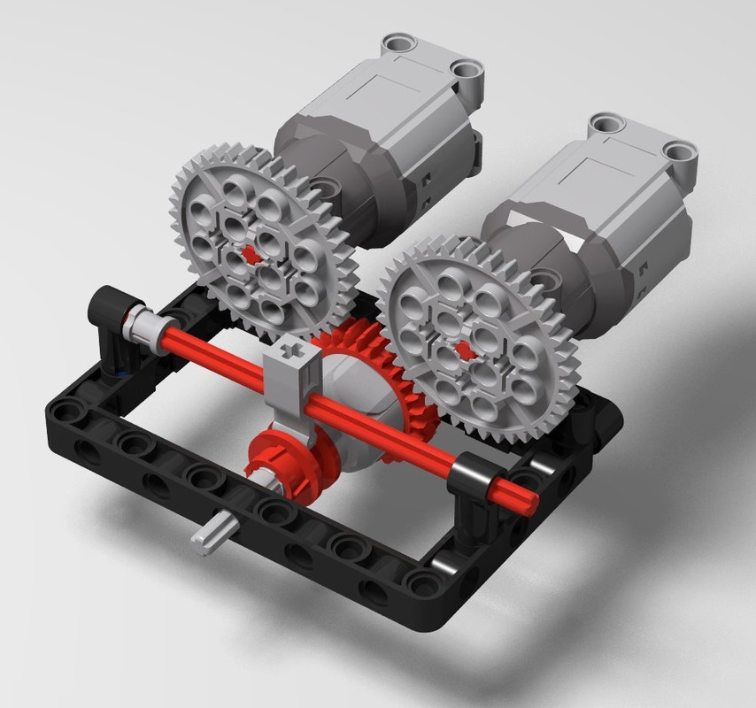 Lego dif/axle drive pf