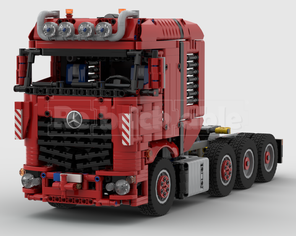 Lego Mercedes Arocs SLT Schwerlasttransport