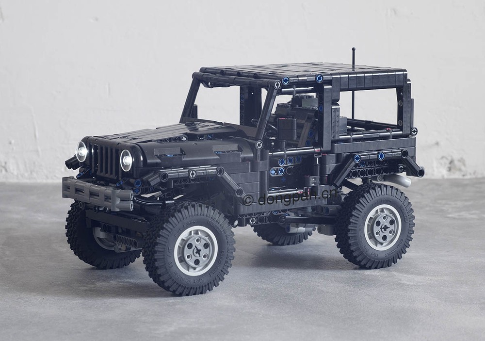 Lego Mini Jeep Wrangler 1:15 MOC