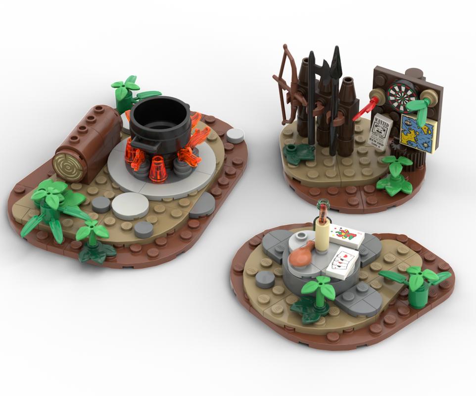 Lego Small Camp Setup