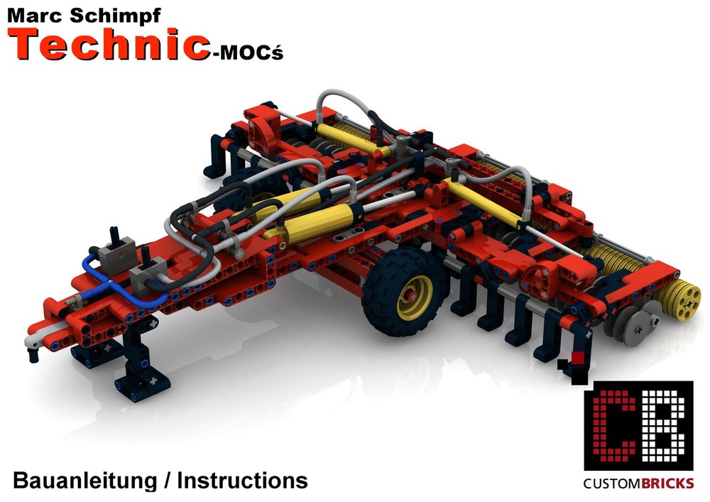 Lego 42054 Grupper with front weight and Pneumatic