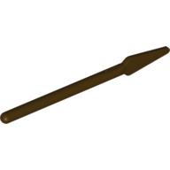 Lego Weapon Pike / Spear Flat End / Dark Brown