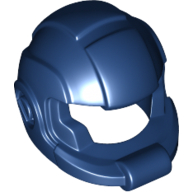 Lego Helmet Space with Open Visor / Dark Blue