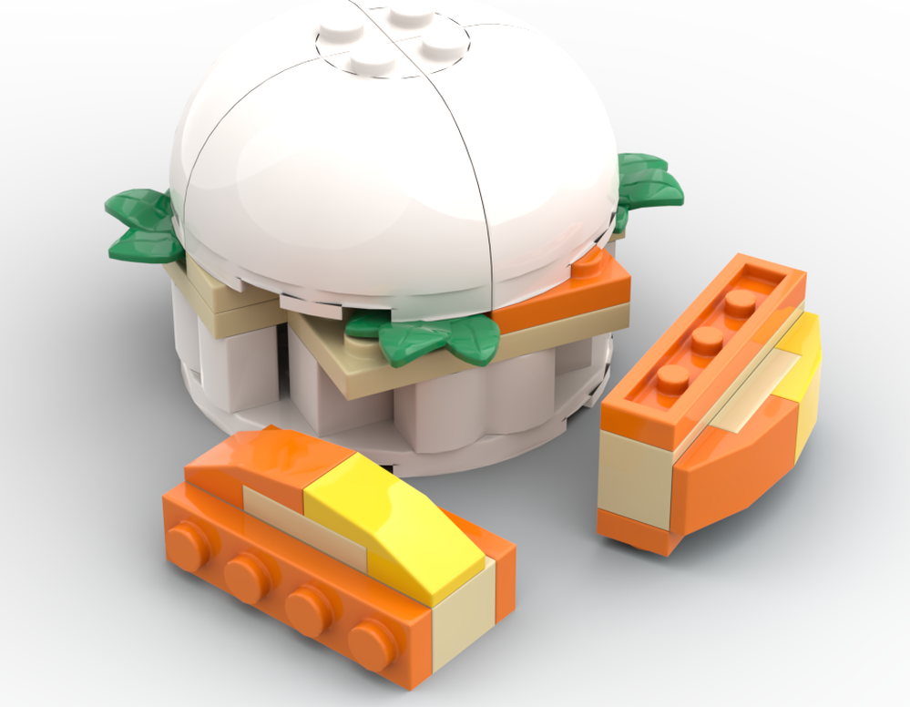 Lego 31133 Burger and Fries