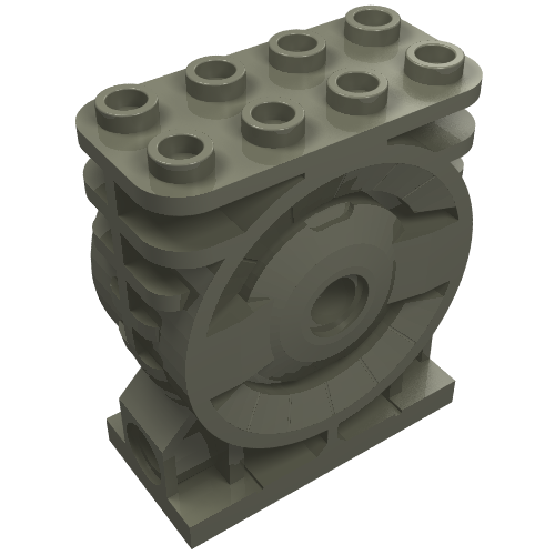 Lego Engine 2 x 4 x 4 / Dark Gray