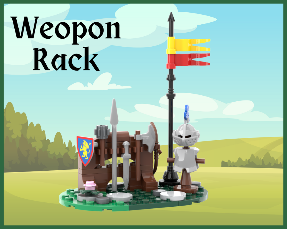 Lego Weapon Rack