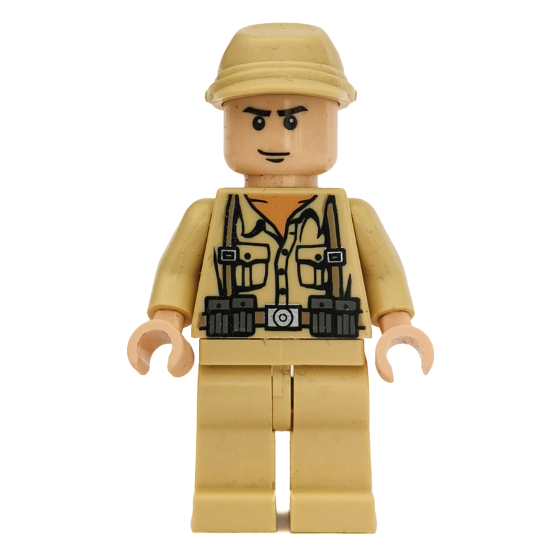 Lego German Soldier with Smirk