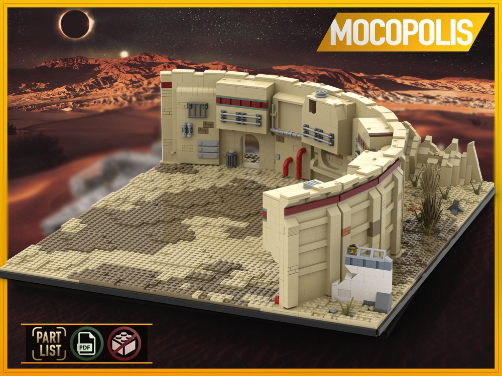 Lego SW Tatooine At War Falcon Spaceport, pt. 4