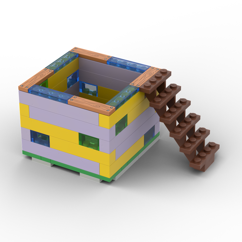 Lego Simple Box (with Minifig Interaction)