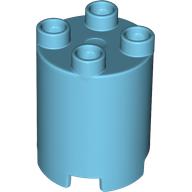 Lego Duplo Brick Round 2 x 2 x 2 / Medium Azure