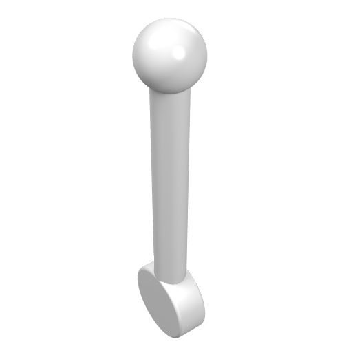 Lego Lever Small / White
