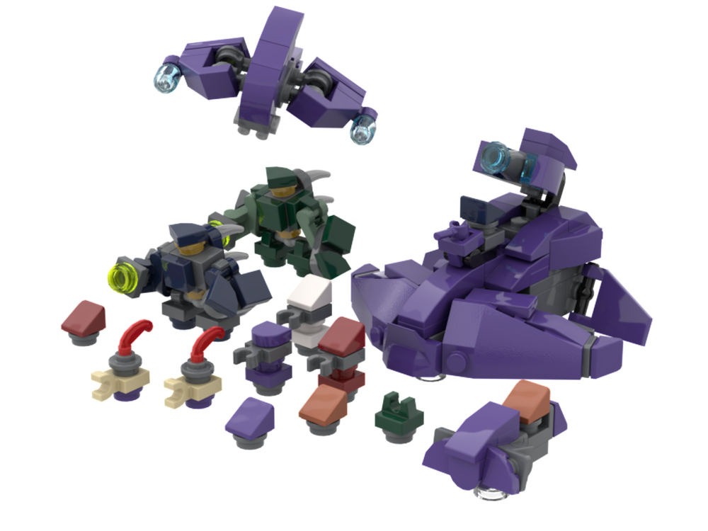 Lego Covenant Wraith Banshee Ghost Hunter